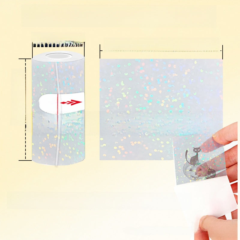 Mini Thermal Holographic Label Paper